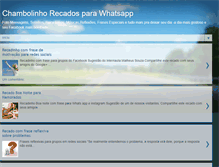 Tablet Screenshot of chambolinho.blogspot.com