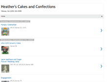 Tablet Screenshot of heatherscakesandconfections.blogspot.com