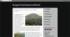 Desktop Screenshot of deregozu.blogspot.com