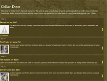 Tablet Screenshot of cellardoorbook.blogspot.com