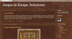 Desktop Screenshot of juegosdeescapesoluciones.blogspot.com