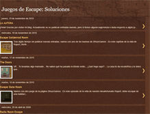 Tablet Screenshot of juegosdeescapesoluciones.blogspot.com