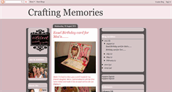 Desktop Screenshot of craftingmemories-lynn.blogspot.com