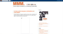 Desktop Screenshot of mmm-minimalismo.blogspot.com