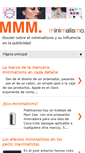 Mobile Screenshot of mmm-minimalismo.blogspot.com