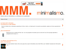 Tablet Screenshot of mmm-minimalismo.blogspot.com