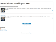 Tablet Screenshot of edwinsanchezm.blogspot.com