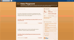 Desktop Screenshot of katesplaygroundblog.blogspot.com