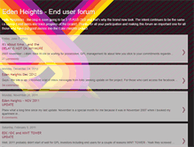 Tablet Screenshot of edenheights.blogspot.com