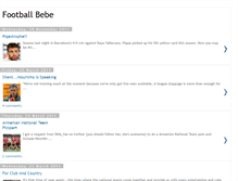 Tablet Screenshot of footballbebe.blogspot.com