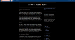 Desktop Screenshot of andyrockmusicblog.blogspot.com