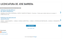 Tablet Screenshot of licenciaturadejosebarrera.blogspot.com