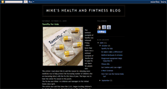 Desktop Screenshot of mikeshealthandfintnessblog.blogspot.com