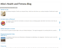Tablet Screenshot of mikeshealthandfintnessblog.blogspot.com