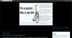 Desktop Screenshot of joggerslife.blogspot.com