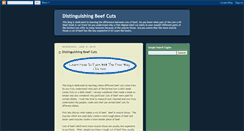 Desktop Screenshot of distinguishingbeefcuts.blogspot.com