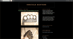 Desktop Screenshot of knuckle-dusters.blogspot.com