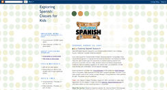 Desktop Screenshot of exploringspanishforkids.blogspot.com