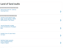 Tablet Screenshot of landofsandaudio.blogspot.com