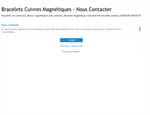 Tablet Screenshot of braceletscuivre-nouscontacter.blogspot.com