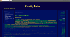 Desktop Screenshot of creatzylinks.blogspot.com