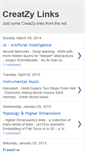 Mobile Screenshot of creatzylinks.blogspot.com