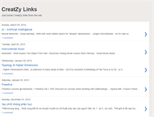 Tablet Screenshot of creatzylinks.blogspot.com