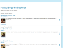 Tablet Screenshot of nancyblogsthebachelor.blogspot.com