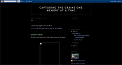 Desktop Screenshot of capturingthecrainsonememoryatatime.blogspot.com