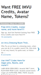 Mobile Screenshot of freeimvucreditsandmore.blogspot.com