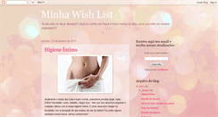 Desktop Screenshot of minhawishlist.blogspot.com