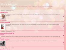 Tablet Screenshot of minhawishlist.blogspot.com