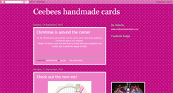 Desktop Screenshot of ceebeeshandmadecards.blogspot.com