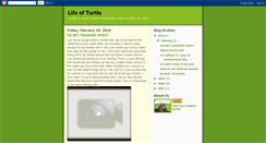 Desktop Screenshot of lifeofturtle.blogspot.com