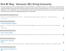 Tablet Screenshot of divebc.blogspot.com