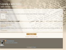 Tablet Screenshot of livrariaicaria.blogspot.com