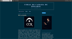 Desktop Screenshot of coraldecamaraderosario.blogspot.com