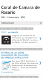 Mobile Screenshot of coraldecamaraderosario.blogspot.com