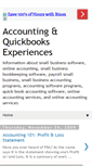 Mobile Screenshot of accountingquickbooksexperiences.blogspot.com