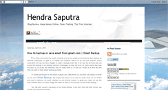 Desktop Screenshot of hendrasputra.blogspot.com