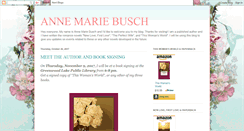 Desktop Screenshot of annemariebusch.blogspot.com