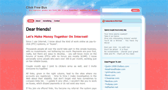 Desktop Screenshot of clickfreebux.blogspot.com