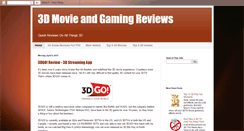 Desktop Screenshot of 3d-tv-gaming.blogspot.com