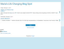 Tablet Screenshot of mariaslifechangingblogspot.blogspot.com