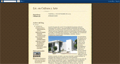 Desktop Screenshot of culturayarteug.blogspot.com