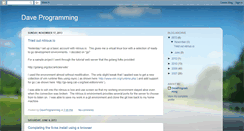 Desktop Screenshot of dave-programming.blogspot.com