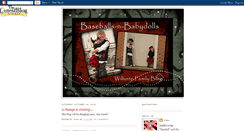 Desktop Screenshot of baseballs-n-babydolls.blogspot.com