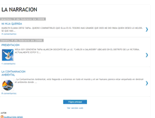 Tablet Screenshot of lanarracion.blogspot.com
