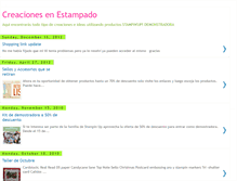 Tablet Screenshot of creacionesenestampando.blogspot.com