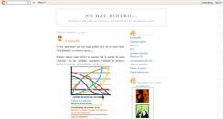 Desktop Screenshot of nohaydinero.blogspot.com